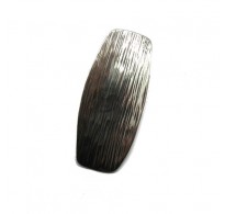 PE001332 Long handmade genuine sterling silver pendant solid hallmarked 925